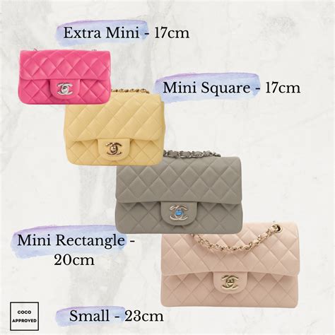 gabrielle chanel bag sizes|chanel bag size comparison.